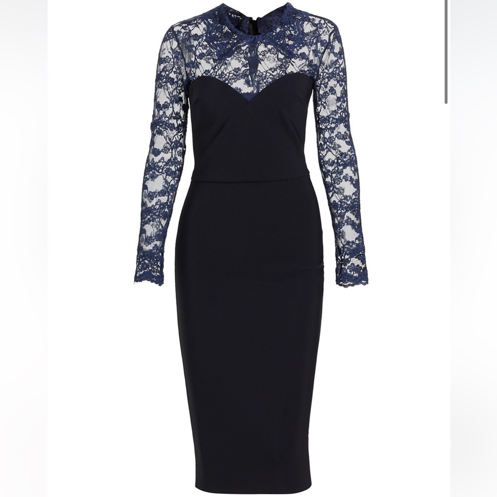 Chiara Boni La Petite Robe Lace Body-Con Cocktail Dress - Picture 2 of 11